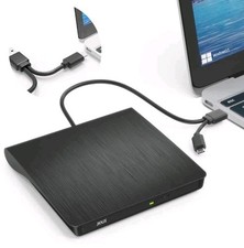External CD DVD Drive,USB 3.0 and Type-C CD DVD Disc Reader Writer Burner