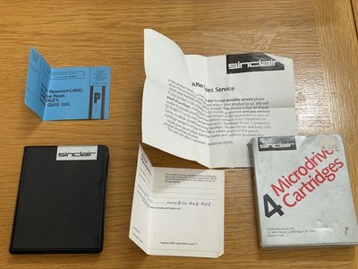 Sinclair QL/ZX Spectrum 4x Microdrive Cartridge Set ungetestet