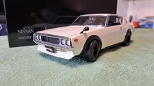 Kyosho 1/18 Nissan Skyline 2000 GT-R White Diecast Model Car