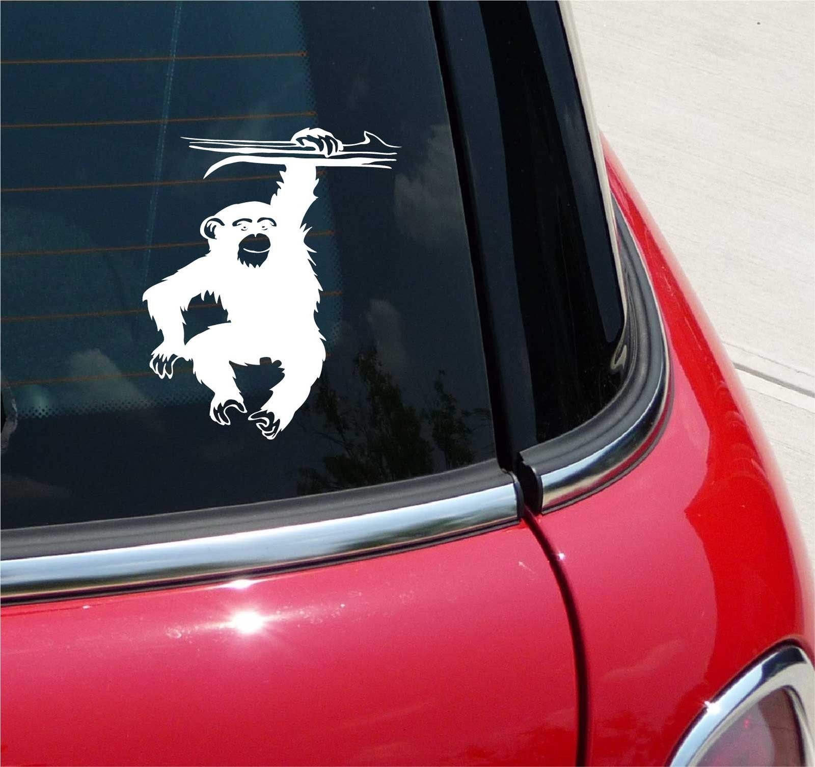 Chimpanzee Graphic Decal Sticker for Car or Wall Art