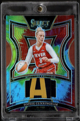 2025 Select WNBA Selective Swatches Tie-Dye Prizms Sophie Cunningham #/25