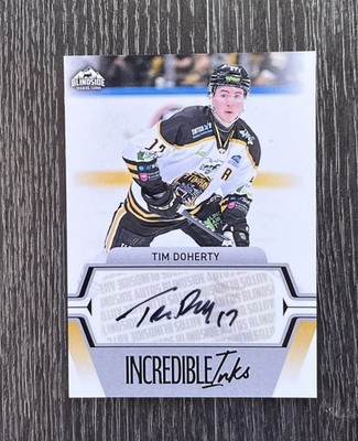 2025-26 Blindside Incredible Inks - Tim Doherty #II-4 Nottingham Panthers
