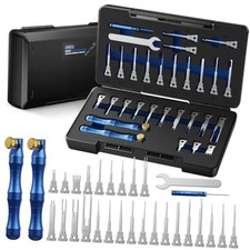 30Pcs Terminal Removal Tool Kit, Electrical Connector Depinning Tool  2