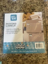 240 Pcs Moving Labels 2"X3" Moving Stickers for Boxes Having 16 Variations