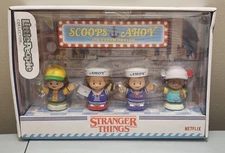 Fisher-Price Little People Collector Stranger Things: Scoops Troop set New 