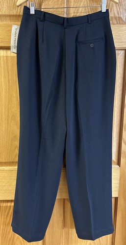 Evan-Picone Wide Leg Trouser Pants Slacks Women 12 High Rise Academia Preppy - Picture 2 of 10