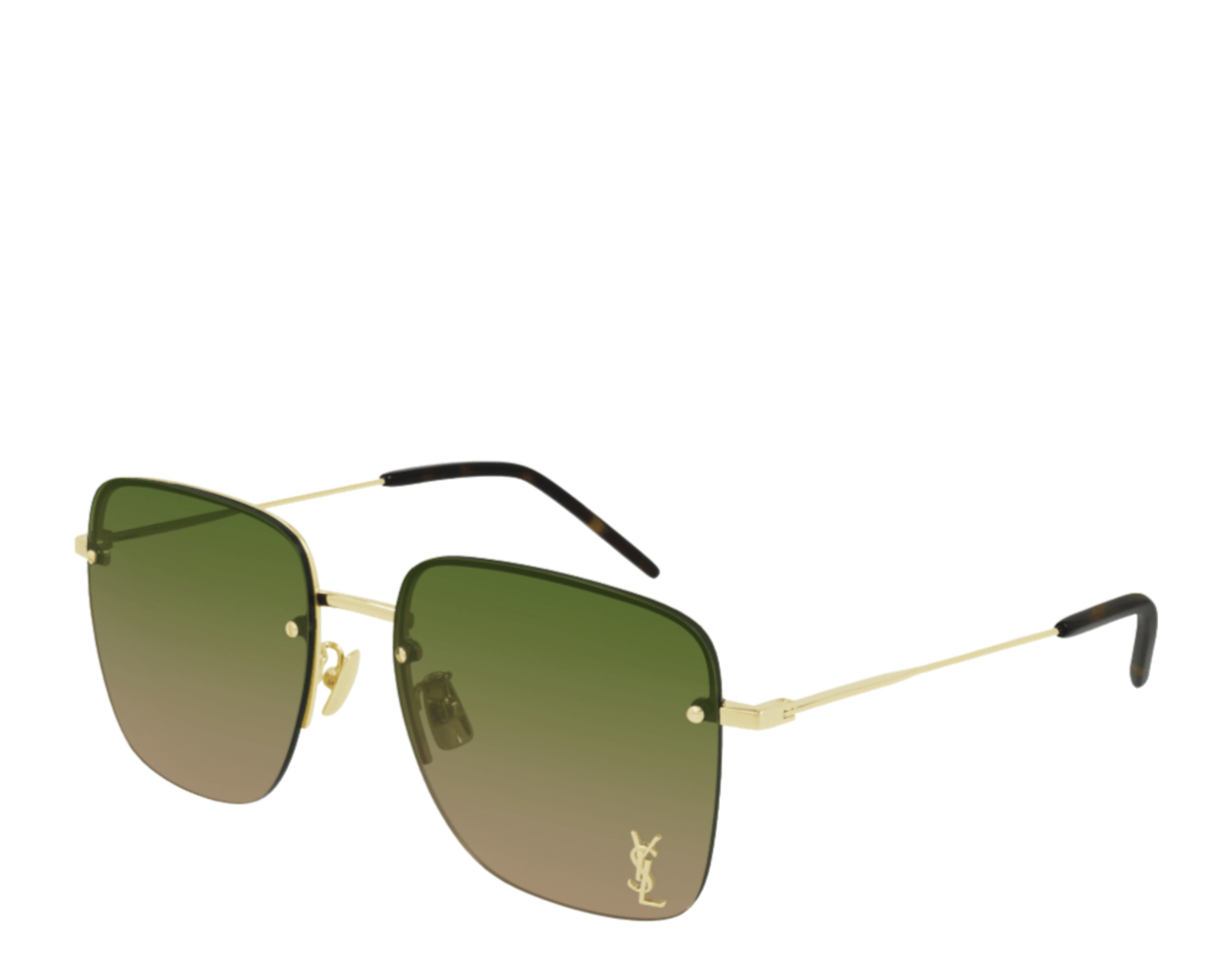 Saint Laurent SL 312 M 003 Occhiali da sole da donna Graduato oro verde