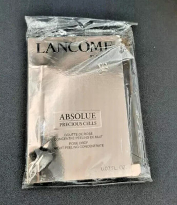 2x Lancome Absolue Precious Cells ROSE DROP Night Peel Concentrate 0.03 oz/ 1 ml