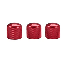 3pcs/set Metal Effect Pedal Control Amplifier Knobs for Electric Guitar Bass Red