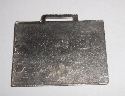 Vintage RR Watch Fob - Lehigh Valley Railroad red metal & enamel souvenir - Picture 3 of 3