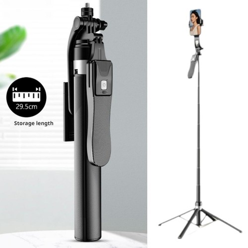 360° Handheld Gimbal Anti-shake Retractable Selfie Stick with Wireless Rem S4TF - Zdjęcie 4 z 11