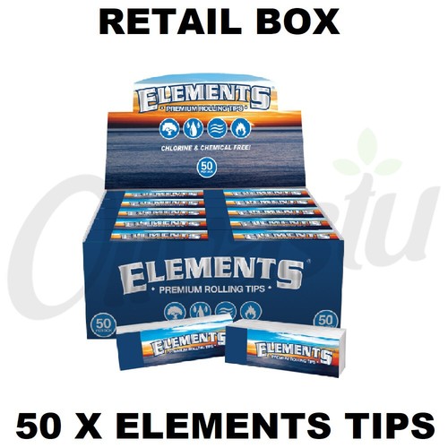 Elements Classic Tip Roach Filter Book None Perforated Cards for Rolling Papers - Picture 8 of 8