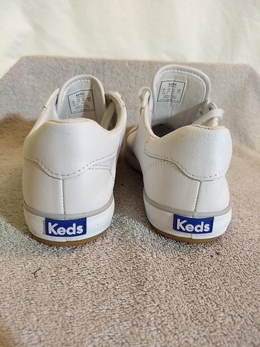 Keds (WMNS) Center II White Leather Sneakers (WH67052), Size: 8 #JP36-73 - Picture 5 of 8