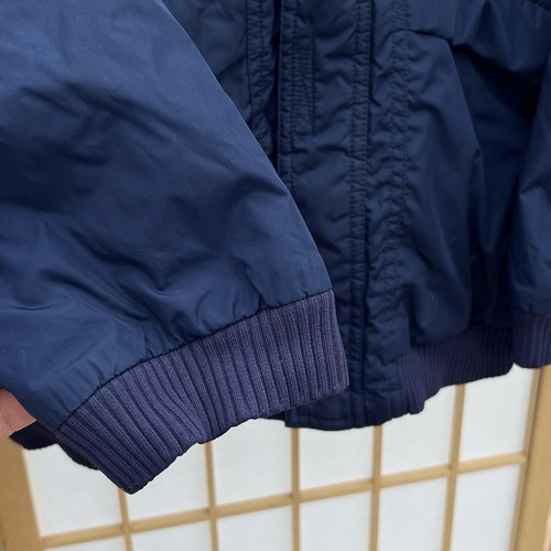 Adidas Thick Padded Kids Rain Hooded Jacket Age 11-12 Blue Zipped Pockets Warm - Picture 6 of 10