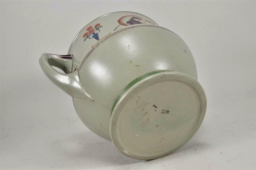 Antique Mettlach Jugendstil/Art Nouveau Punch Bowl #3037 by F.Quidenus c.1907 - Picture 5 of 6