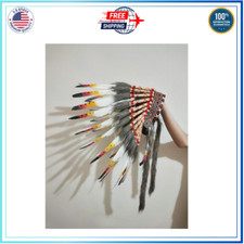 Feather Headdress - Native American Indian Style Headwear