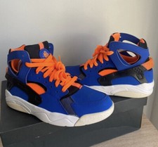 Nike Flight Huarache Blue/Orange Kids Sneakers 705281-400 SZ 6.5 Y - W 8