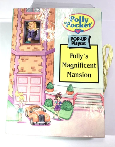 Polly Pocket POP UPS Story Book POLLY’S MAGNIFICENT MANSION *RARE*