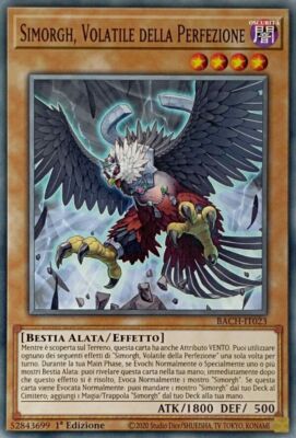 Yu-Gi-Oh!  BACH-IT023 Simorgh, Volatile of the Common Perfect 1.Aufl. Ita Yugioh