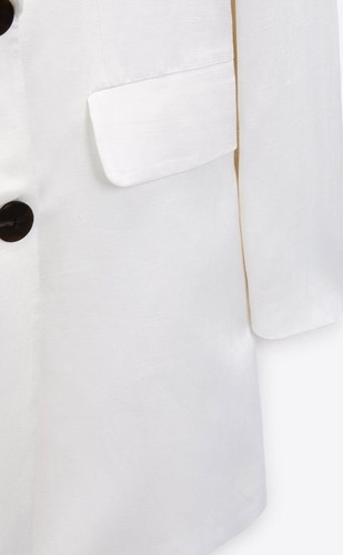 ZARA NEW SATIN EFFECT LONG BLAZER 8396/550 BNWT (size XS) - Picture 5 of 5
