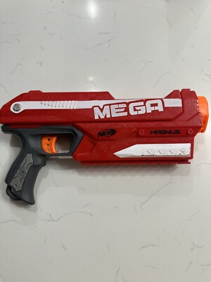 Nerf N Strike Elite Mega Series Red Sonic Ice Magnus Rare