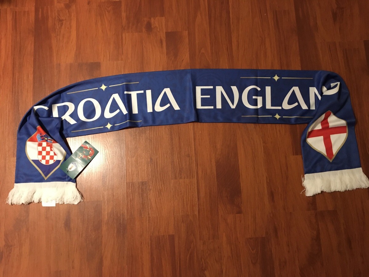 2018 FIFA World Cup Semifinals Match Scarf NWT Croatia Vs