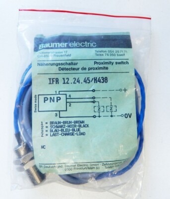 Baumer electric IFR 12.24.45/K438 Näherungsschalter -unused/OVP-
