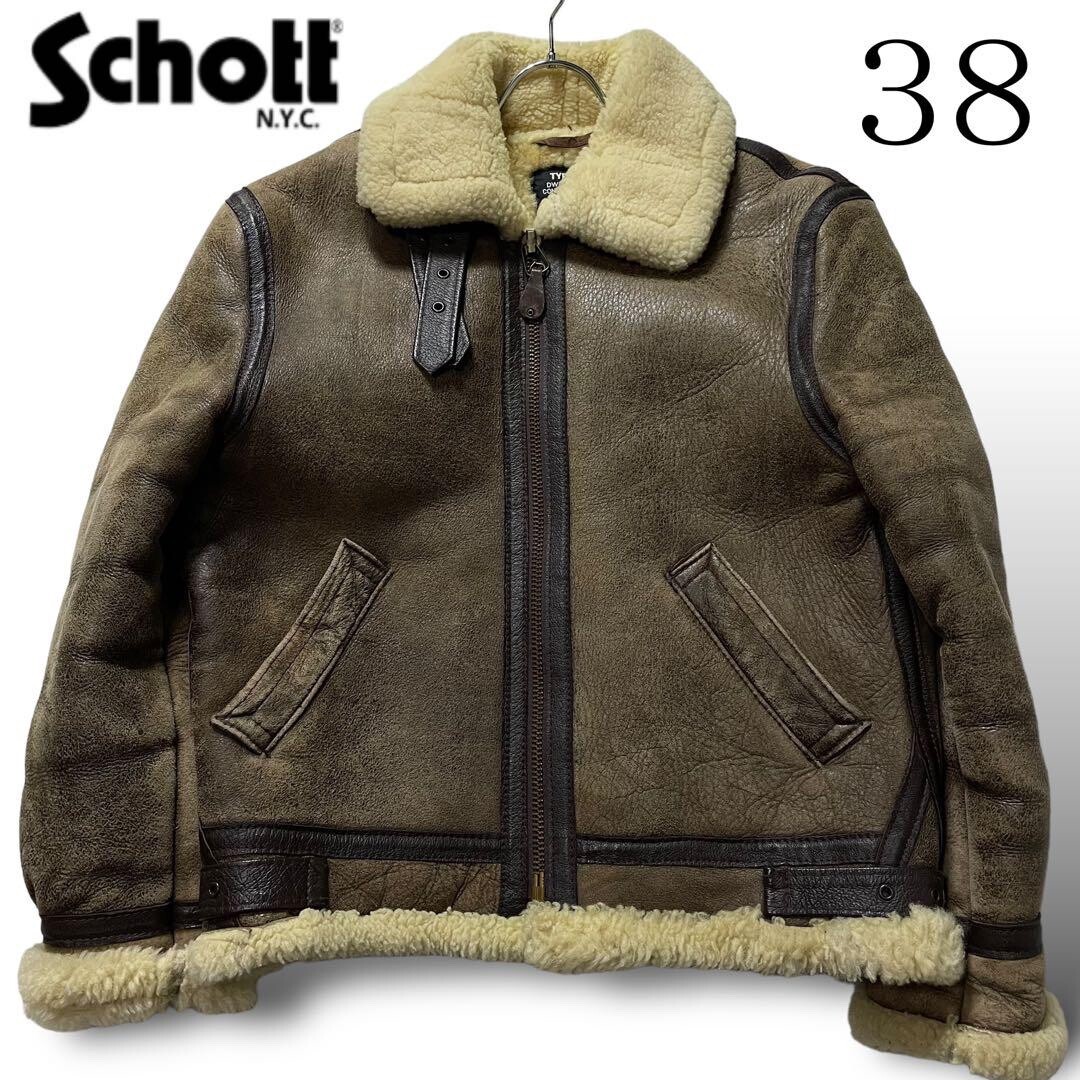 SCHOTT B-3 Jacket Size 38
