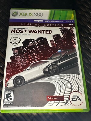 Need for Speed: Most Wanted Limited Edition (Microsoft Xbox 360, 2012)