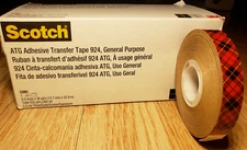 Scotch Atg Adhesive Transfer Tape 924 1/2"X36 Yd, Sold As 1 Roll