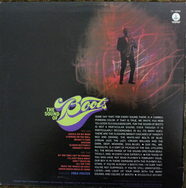 style.s 「Mind -Error-」［CD］ Boots Randolph - The Sound Of Boots - Monument - ZX 18099