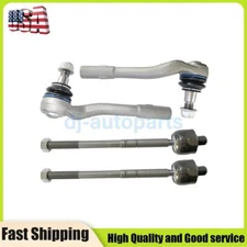 Quantity of 4 Left & Right Steering Inner & Outer Tie Rod Set for Benz W204 C200