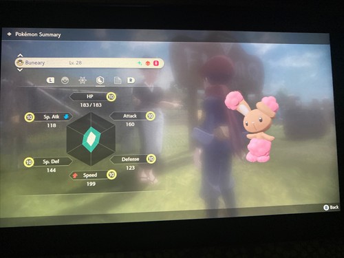 Pokemon Legends Arceus Shiny Buneary Alpha Max Effort Fast Delivery - Picture 4 of 5