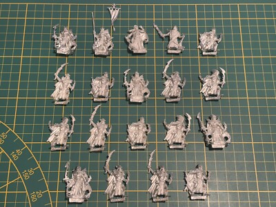 Warhammer Dark Elves Dunkelelfen 19 Black Arc Corsairs Korsaren Metal Used OOP#3
