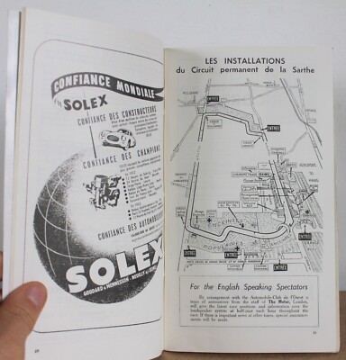 Programme Officiel Des 24 Heures Du Mans 1953 - Géo Ham - France