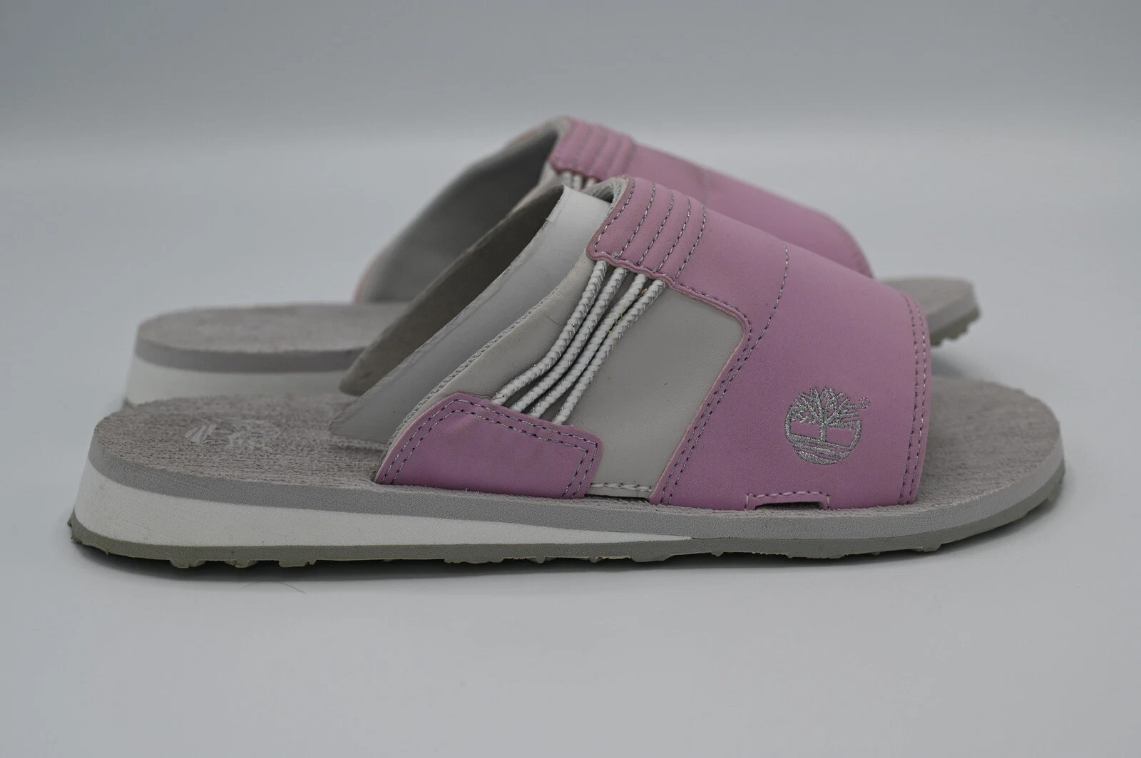 Timberland Stoney Slides sandali junior taglia 6 rosa rosa nuovi con scatola