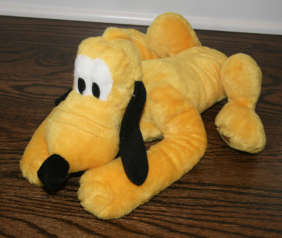 Disney Store 16'' Pluto Stuffed Plush Character Animal Dog