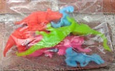 Mini Dinosaur Figures Valentines Stretchy Dino Toy Squishy Creature Stretchable