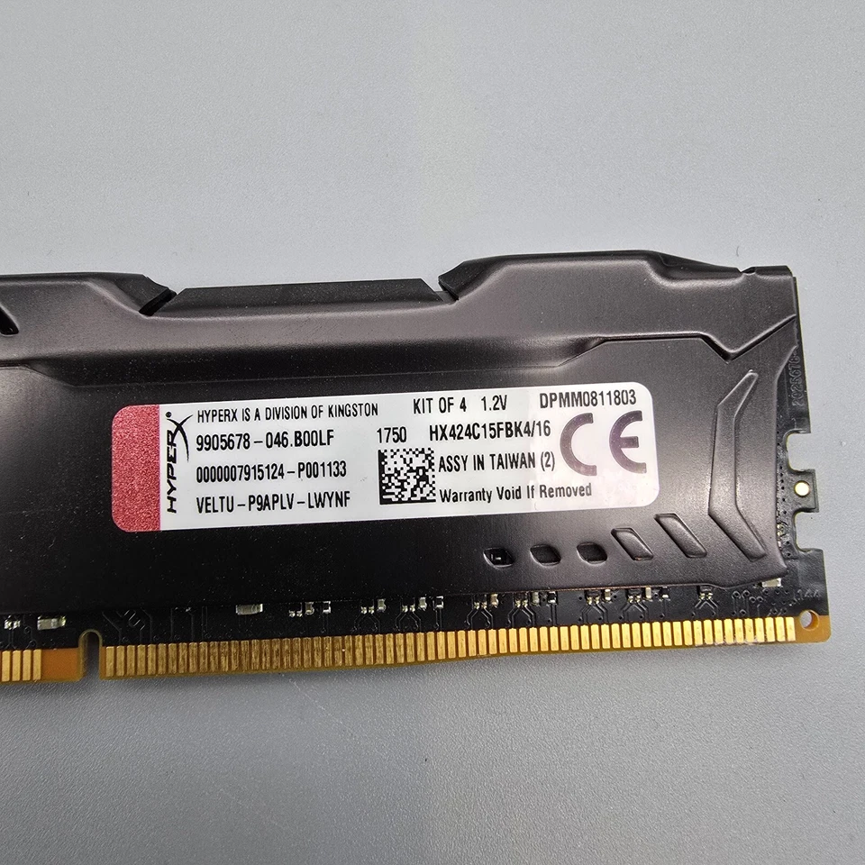 LOTE 7x Kingston Fury X 4gb DDR4 Foto 3 de 3