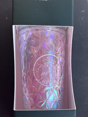 2024 STARBUCKS WICKED Glinda Pink Cold Cup Keychain NEW