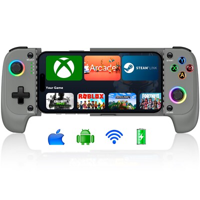 für Android/iOS mit Hall Effect Joystick Moible Gaming Smartphone Controller