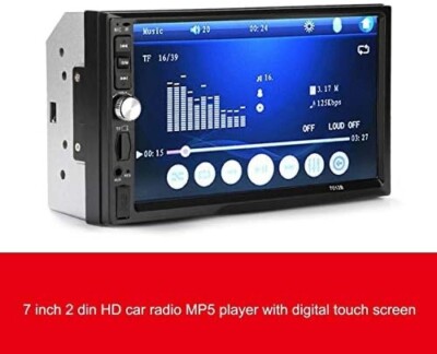 7012B 7 ''Double 2DIN Autoradio MP5-Player Bluetooth Touchscreen Stereo Radio