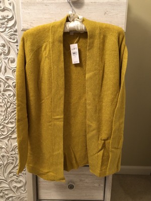 women's loft shirttail open cardigan