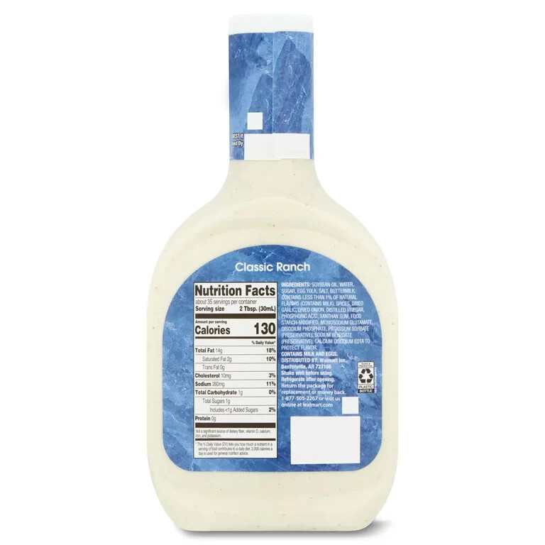 great value classic ranch dressing Great Value Classic Ranch Dressing & Dip, 48 oz