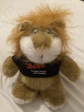 D.A.R.E Plush DAREN The Lion Dare to Resist Drugs and Violence Vintage 1999 12"