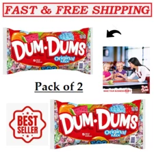 (Pck of 2) Dum Dum Original Mix Pops, (500 pcs.)Great Price