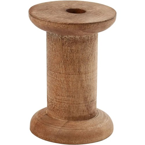 5 carretes de madera vintage carretes de hilo antiguos vacíos decoración costura artesanal lisa - Imagen 2 de 6