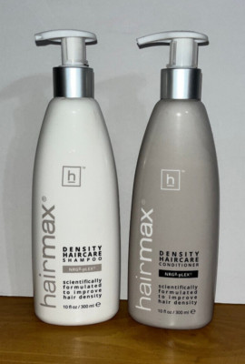 Hairmax Density Haircare NRG8-pLEX Shampoo & Conditioner 10 fl oz each *NEW