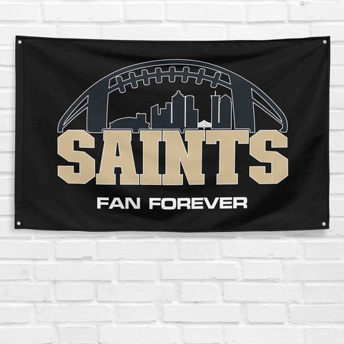 New Orleans Football Fans 3x5ft Flag Champions Banner Gift Wall Decor - Picture 4 of 12