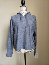 Kyodan lightweight hooded sweatshirt gray pullover womens M